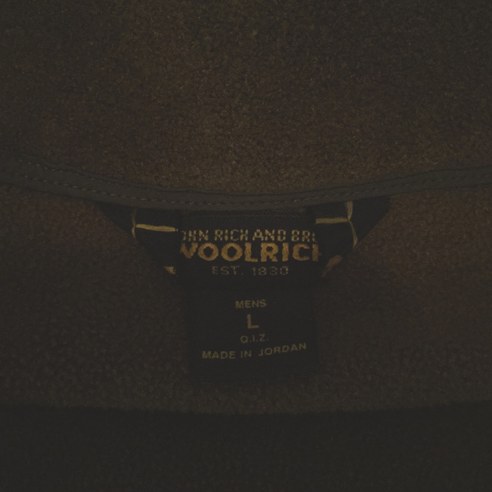 Dark green wool rich brand